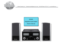 McIntosh MXA-80 - Owners manual